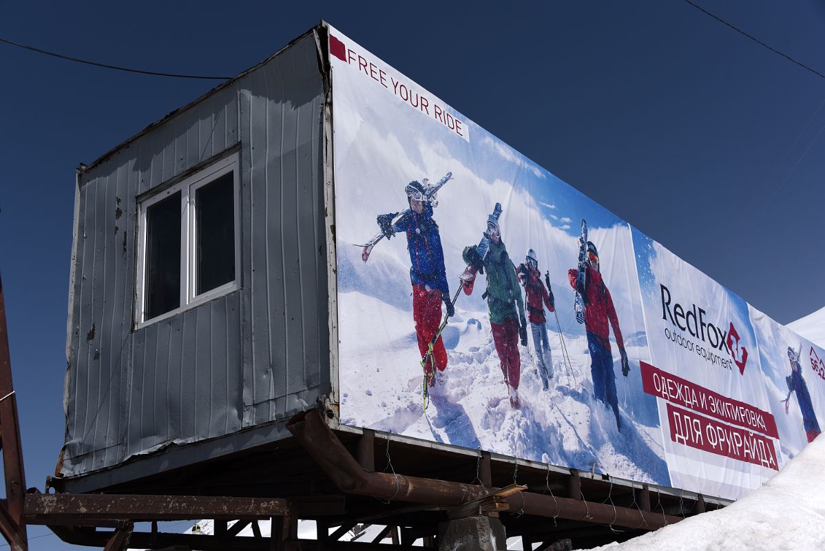02B My Accommodation Outside At Garabashi Camp 3730m To Climb Mount Elbrus